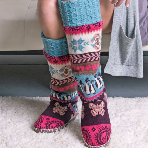 BRAND NEW MUK LUKS® WOMEN'S  ANGIE SLIPPERS –MULTI -COLOR - Picture 1 of 15